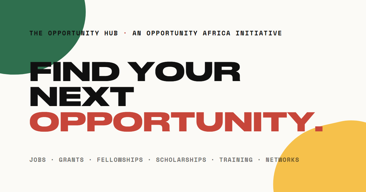 Find a platform · The Opportunity Hub